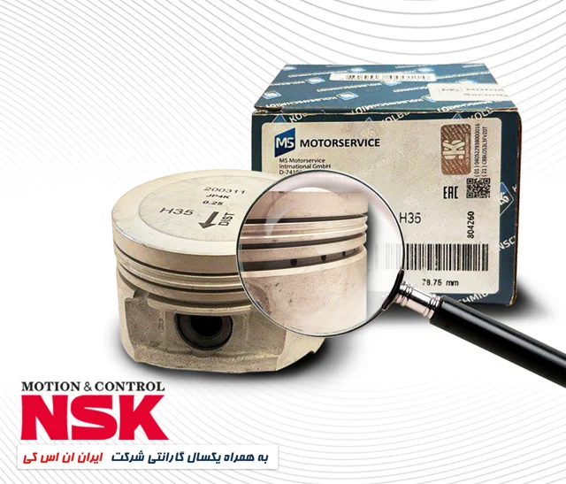 پیستون تعمیر دوم پژو 206 تیپ 5 (TU5)